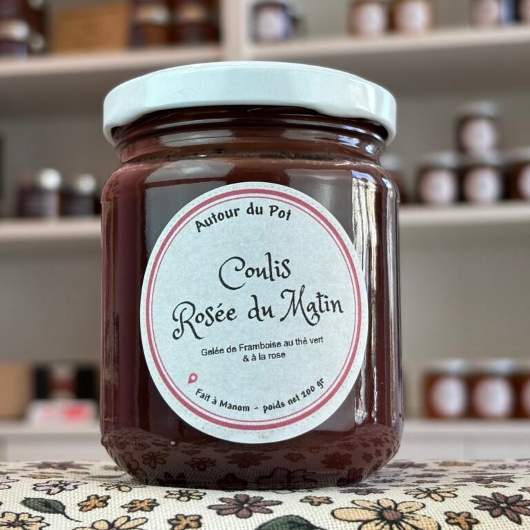 Coulis Rosee de Matin - Autour du pot - Manom