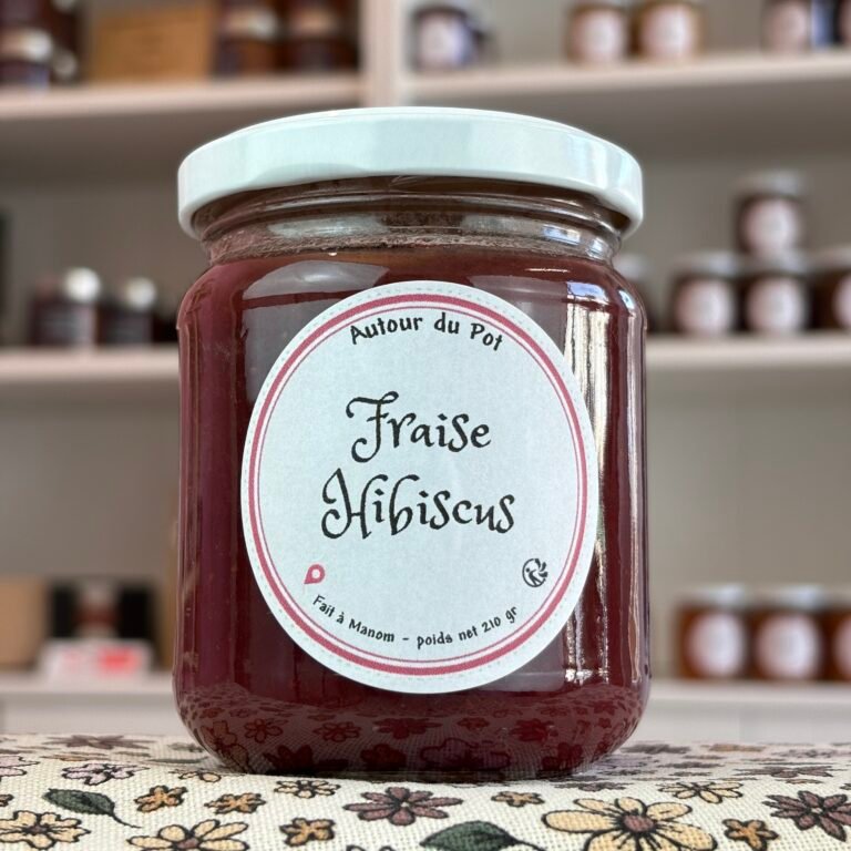 Fraise Hibiscus - Autour du pot - Manom