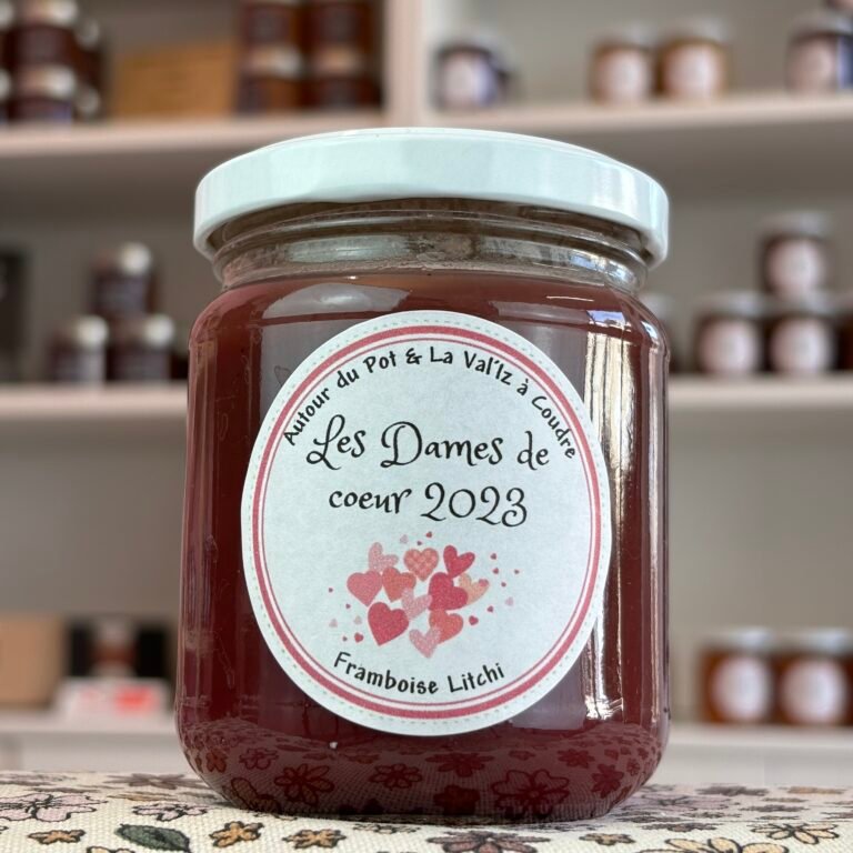 Framboise Litchi Les dames de cœur 2023 - Autour du pot - Manom