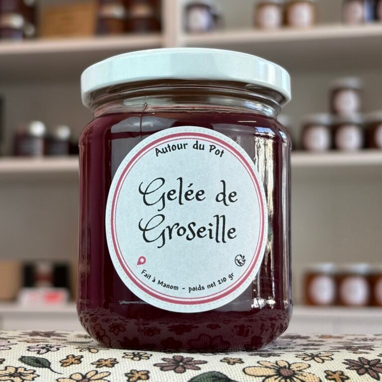 Gelée de Groseille - Autour du pot - Manom