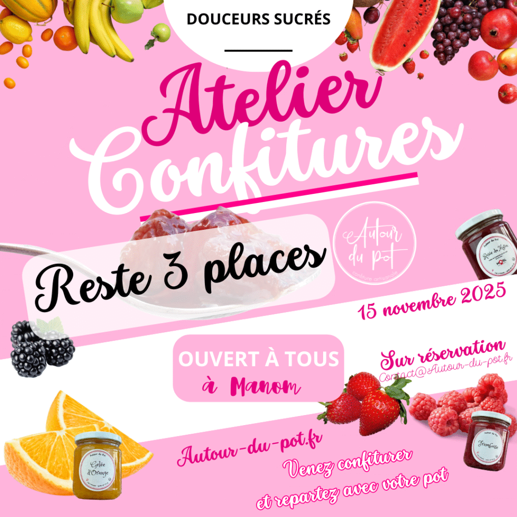 Atelier confiture 15 novembre - Autour du pot - Manom
